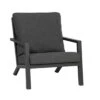 Siena Garden Belia Loungesessel Aluminium Inkl. Kissen Charcoal Grey/Anthrazit -Garten Und Außenbereich 1001817 1