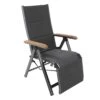 MWH Renovo Relaxliege Aluminium/Textilene Eisengrau/Anthrazit