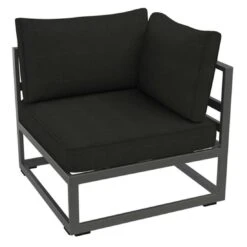 Sieger Sydney Eck-/Endmodul Aluminium/Sunproof Eisengrau/Grau -Garten Und Außenbereich 1006987 3