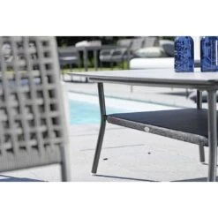 Stern Greta 3-Sitzersofa Aluminium/Rope Anthrazit/Platin/Seidengrau -Garten Und Außenbereich 1027469 4