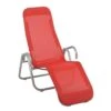 Acamp Calypso Bäderliege Stahl/Textilene Platin/Chili -Garten Und Außenbereich 1073207 1
