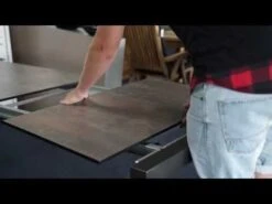 Stern Select Ausziehtisch 174/214/254x90cm Edelstahl/Silverstar Edelstahl/Smoky