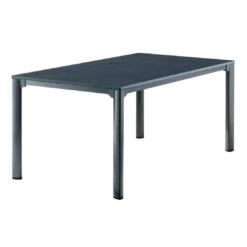 Sieger Gartentisch 165x95cm Aluminium/Vivodur Eisengrau/Schiefer Anthrazit