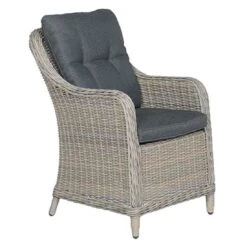 Garden Impressions Milwaukee Gartensessel Geflecht Vintage Willow/Reflex Black