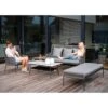 Stern Greta Loungeset 4-tlg. Aluminium/Rope Inklusive Kissen Anthrazit/Platin/Seidengrau -Garten Und Außenbereich 1094712 1