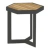 Zebra Sixx Beistelltisch 40x35cm Aluminium/Teak Graphit/Teak Natur -Garten Und Außenbereich 1101246 1