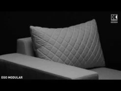 Kettler Ego Modular Ecklounge 7tlg. Sunbrella Silber/Hellgrau Meliert -Garten Und Außenbereich 1107032 v 1708