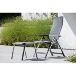 Stern Kari Klappsessel Aluminium/Textilene Anthrazit/Karbon -Garten Und Außenbereich 1108110 2