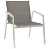 Stern New Top Loungesessel Aluminium/Textilene Weiß/Silber -Garten Und Außenbereich 1109287 1