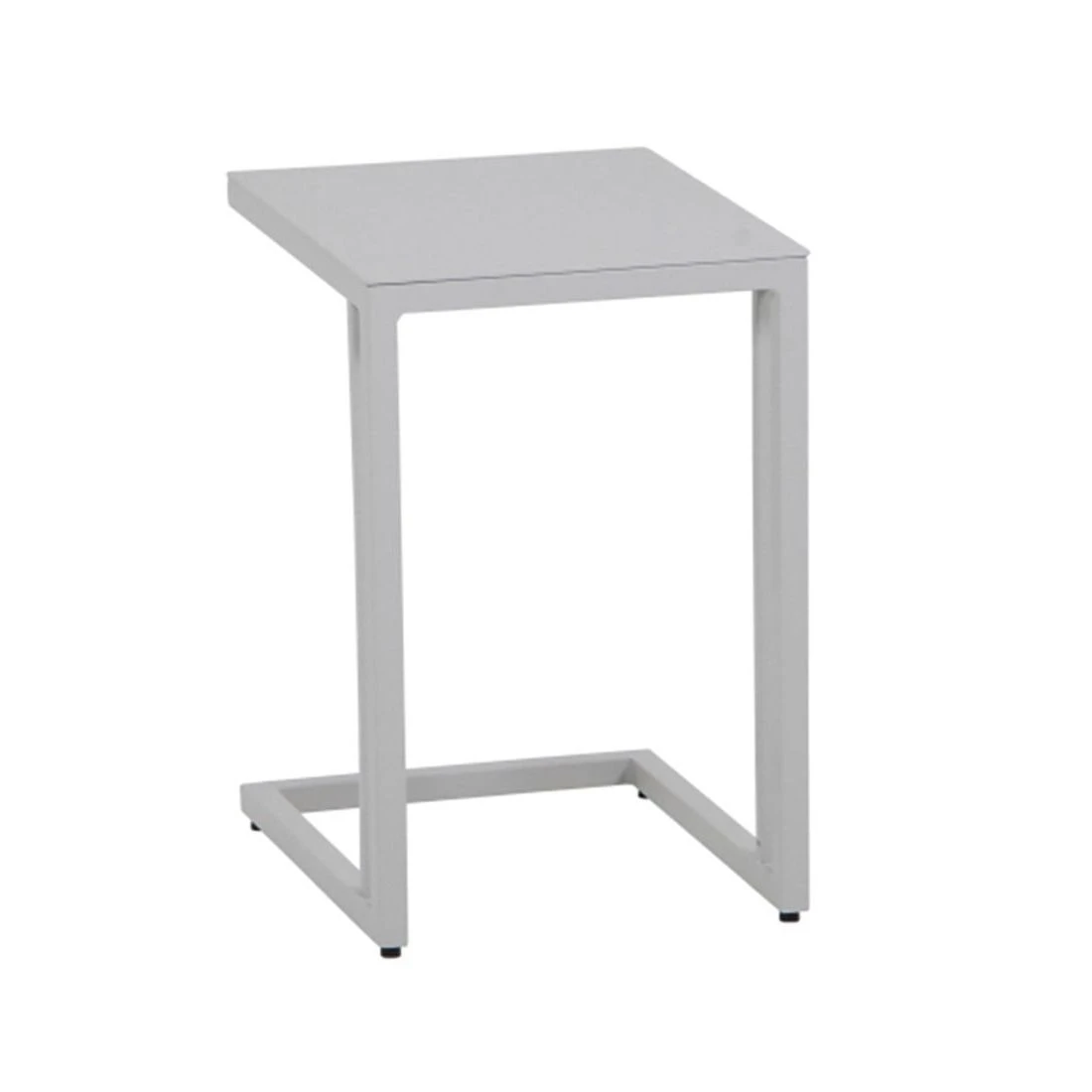 Siena Garden Ramo Beistelltisch 36x43cm Aluminium Weiß-Grau 3 Siena Garden Ramo Beistelltisch 36x43cm Aluminium Weiß-Grau