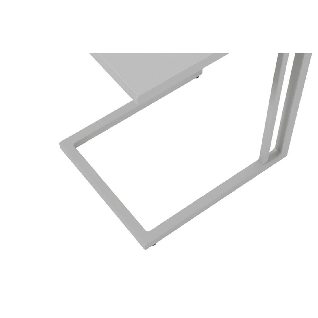 Siena Garden Ramo Beistelltisch 36x43cm Aluminium Weiß-Grau 7 Siena Garden Ramo Beistelltisch 36x43cm Aluminium Weiß-Grau – Bild 5