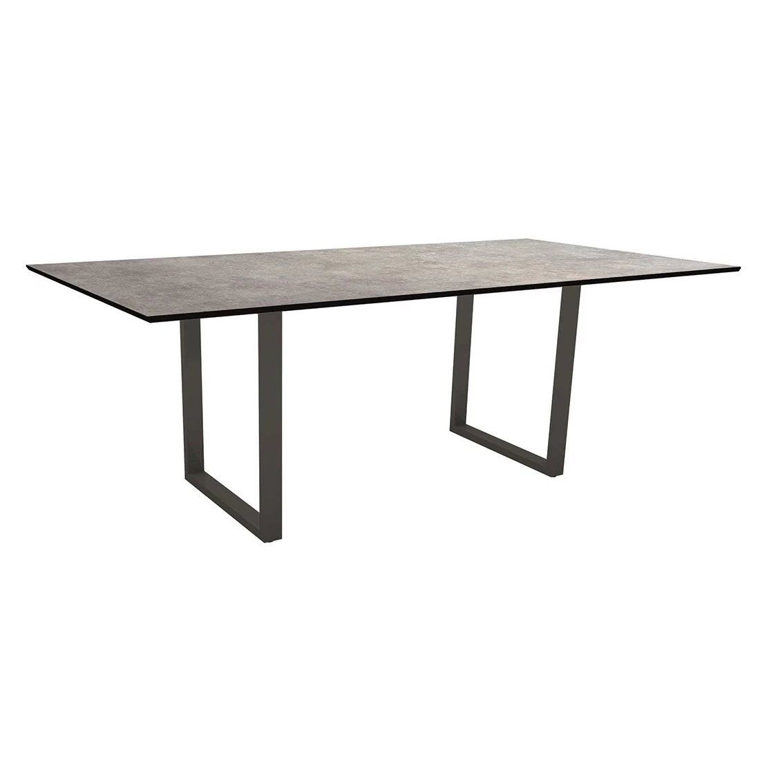 Stern Kufentisch 200x100 Cm Aluminium/Silverstar 2.0 Anthrazit/Metallic Grau 3 Stern Kufentisch 200x100 Cm Aluminium/Silverstar 2.0 Anthrazit/Metallic Grau