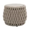 OUTLIV. Leon Beistelltisch Ø57x46cm Rope/Spraystone Beige