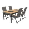 OUTLIV. Davos Gartenmöbelset 5-teilig Klappsessel Mit Linz Ausziehtisch 180/240x100 Cm Anthrazit/Grau 1 OUTLIV. Davos Gartenmöbelset 5-teilig Klappsessel Mit Linz Ausziehtisch 180/240x100 Cm Anthrazit/Grau -Garten Und Außenbereich 1173406 1