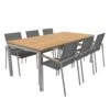 OUTLIV. Rimini Gartenmöbelset 8-tlg. Tisch 200x100cm Edelstahl/Silber-Schwarz 1 OUTLIV. Rimini Gartenmöbelset 8-tlg. Tisch 200x100cm Edelstahl/Silber-Schwarz -Garten Und Außenbereich 1176772 1
