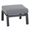 Siena Garden Valencia Loungehocker Aluminium/Ranotex®-Gewebe Anthrazit Matt/Grau -Garten Und Außenbereich 1186012 1