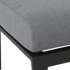 Siena Garden Valencia Loungehocker Aluminium/Ranotex®-Gewebe Anthrazit Matt/Grau -Garten Und Außenbereich 1186012 3