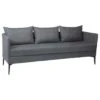 Stern Marta 3-Sitzer Sofa 199cm Aluminium/Outdoorstoff Anthrazit/Dunkelgrau Meliert -Garten Und Außenbereich 1197584 1