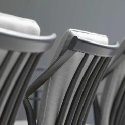 Stern Vanda Diningsessel Aluminium/Outdoorstoff Anthrazit/Seidengrau -Garten Und Außenbereich 1198387 3