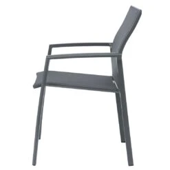 Stern Kari Stapelsessel Aluminium/Textilene Anthrazit/Karbon -Garten Und Außenbereich 1200972 4