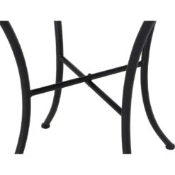 Siena Garden Como Mosaik Gartentisch 64x64x71cm Stahl/Keramik Schwarz Matt / Mosaikoptik -Garten Und Außenbereich 1204393 4