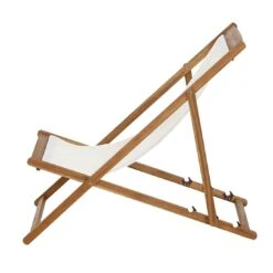 Siena Garden Aviro Liegestuhl Akazie/Polyester Natur/Ecru -Garten Und Außenbereich 1204448 3