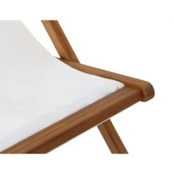 Siena Garden Aviro Liegestuhl Akazie/Polyester Natur/Ecru -Garten Und Außenbereich 1204448 6