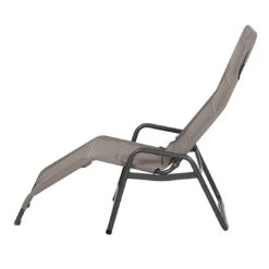 Siena Garden Fano Kippliege Stahl/Polyester Anthrazit/Taupe -Garten Und Außenbereich 1204756 3