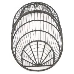 Sungörl Folt Meran Hängesessel Stahl/Geflecht Anthrazit/Grau -Garten Und Außenbereich 1214128 2