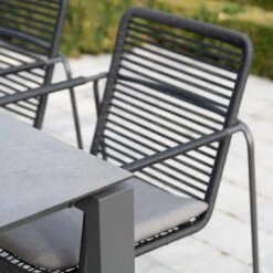4Seasons Elba Stapelsessel Edelstahl/Rope Anthrazit -Garten Und Außenbereich 1219870 4
