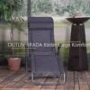 OUTLIV. Brada Bäderliege Stahl/Suntex Anthrazit -Garten Und Außenbereich 1230936 v 1296