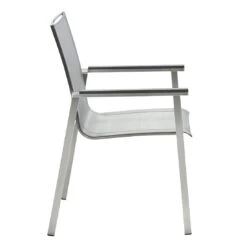 Musterring Brüssel Stapelsessel Edelstahl/Textilene Silbergrau -Garten Und Außenbereich 1232850 3