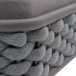 OUTLIV. Leon Gartenliege Aluminium/Rope/Acryl Anthrazit/Anthrazit-Blau-Meliert -Garten Und Außenbereich 1248448 9