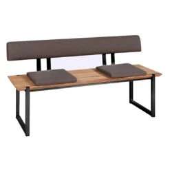 Zebra Quadux Gartenbank 140 Cm Aluminium/Teak Recycelt Graphit/Teak -Garten Und Außenbereich 1290908 2