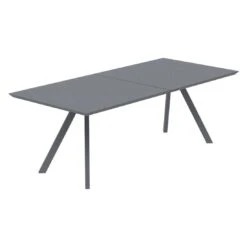 Vermobil Daisy Ausziehtisch 220/320x100 Cm Stahl Antikgrau