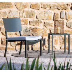 Vermobil Mogan Loungesessel Stahl Antikgrau 7 Vermobil Mogan Loungesessel Stahl Antikgrau -Garten Und Außenbereich 1300346 3