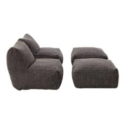 ROOLF Living Loungesesselset Inkl. Hocker Anthrazit 11 ROOLF Living Loungesesselset Inkl. Hocker Anthrazit -Garten Und Außenbereich 1304152 3