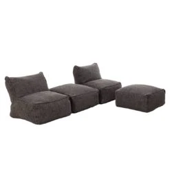 ROOLF Living Loungesesselset Inkl. Hocker Anthrazit 14 ROOLF Living Loungesesselset Inkl. Hocker Anthrazit -Garten Und Außenbereich 1304152 6