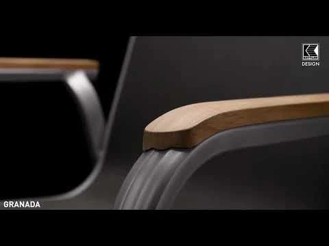 Kettler Granada Stapelsessel Aluminium/Outdoorgewebe Silber/Anthrazit 3 Kettler Granada Stapelsessel Aluminium/Outdoorgewebe Silber/Anthrazit