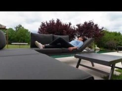 Sieger Auckland Daybed Aluminium/Sunproof® Graphit/Grau