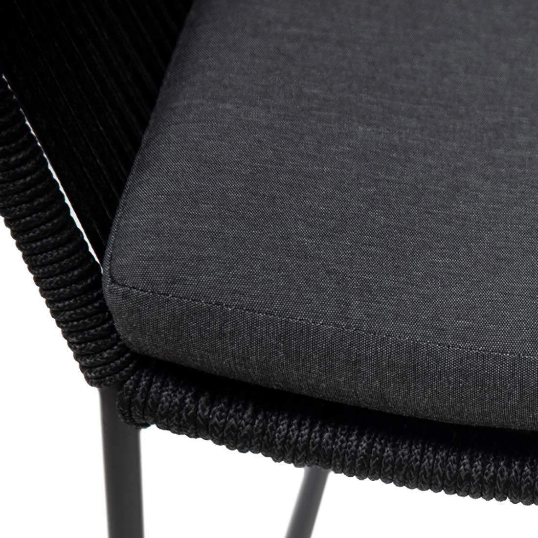 4Seasons Accor Gartensessel Edelstahl/Rope Inkl. Kissen Anthrazit 12 4Seasons Accor Gartensessel Edelstahl/Rope Inkl. Kissen Anthrazit – Bild 10