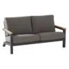 4Seasons Capitol Loungebank Aluminium/Olefin Anthrazit