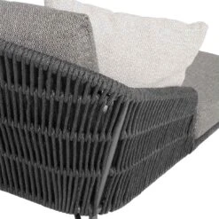 4Seasons Marbella Gartenliege Rope Anthrazit/Hellgrau -Garten Und Außenbereich 4seasons marbella loungeliege rope 1444853 6