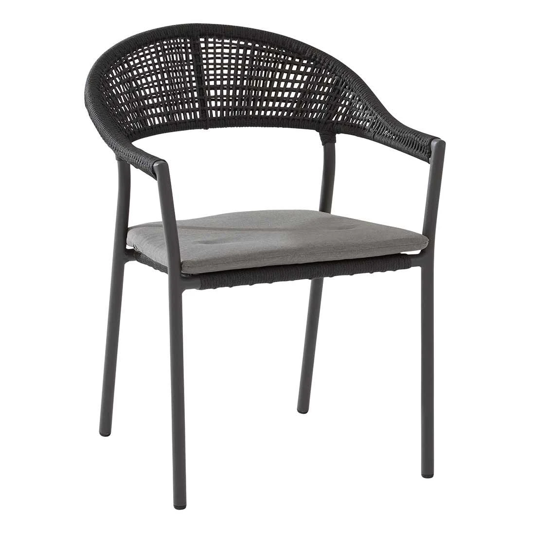 4Seasons Sienna Stapelsessel Aluminium/Rope Anthrazit 3 4Seasons Sienna Stapelsessel Aluminium/Rope Anthrazit