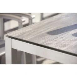 Stern Tischgestell 160x90 Cm Aluminium Graphit -Garten Und Außenbereich 543348 4