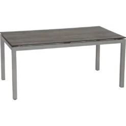Stern Tischgestell 160x90 Cm Aluminium Graphit -Garten Und Außenbereich 543348 7