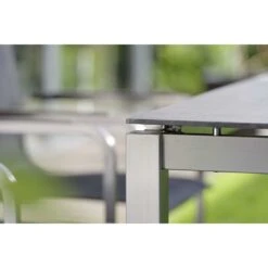Stern Gartentisch-Gestell 200x100cm Edelstahl Vierkantrohr -Garten Und Außenbereich 543414 11