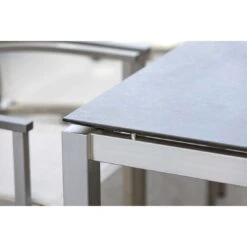 Stern Gartentisch-Gestell 200x100cm Edelstahl Vierkantrohr -Garten Und Außenbereich 543414 12