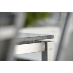 Stern Gartentisch-Gestell 200x100cm Edelstahl Vierkantrohr -Garten Und Außenbereich 543414 15