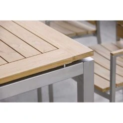 Stern Gartentisch-Gestell 200x100cm Edelstahl Vierkantrohr -Garten Und Außenbereich 543414 6